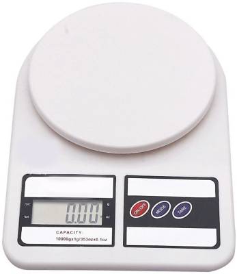 texla 1 gm TO 10 kg electronic kitchen scale(white) Weighing Scale  (White)
