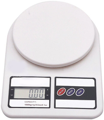 NIVAYO SF-400, 10Kg Weight Machine with Fast Response Sensor for Shop, Home Weighing Scale(White)