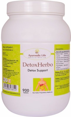 Ayurvedic Life DETOXHERBO - 900 Tablets Pack of 2(Pack of 2)