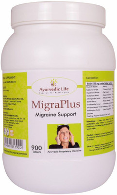Ayurvedic Life MIGRAPLUS - 900 Tablets Pack of 2(Pack of 2, 1800 Tablets)