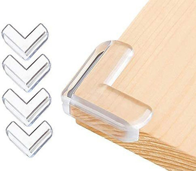 TAPAHPRIYAY 4 Pcs Edge Protector for Furniture Table Corner Guards for Sharp(Transparent)