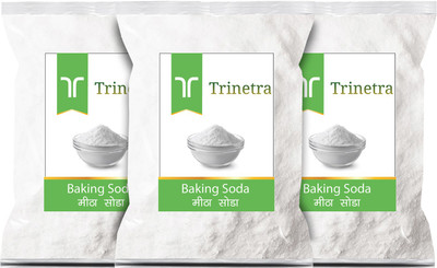 Trinetra Best Quality Baking Soda 400 gm each (Pack of 3) Baking Soda Powder(3 x 400 g)