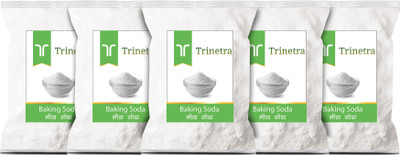 Trinetra Best Quality Baking Soda 400 gm each (Pack of 5) Baking Soda Powder(5 x 400 g)