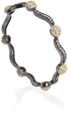 RAY FINE ORNATES Brass Bangle Set(Pack of 2)