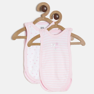 MINI KLUB Baby Girls Pink Bodysuit