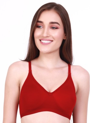 LovinoForm Shefali Women T-Shirt Non Padded Bra(Maroon)