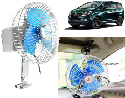 Selifaur S3S173 - 6 Inch 12 Volt DC Auto Rotate On/Off Switch Wiring Set Portable Electric Oscillating car Fan for Marazzo 2019 Car Interior Fan(12 V)