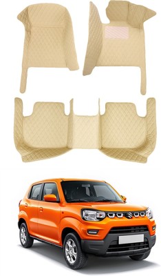 AYW Leatherite 7D Mat For  Maruti Suzuki S-Presso(Beige)