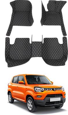 AYW Leatherite 7D Mat For  Maruti Suzuki S-Presso(Black)