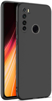 Druthers Back Cover for Mi Note 8, Xiaomi Redmi Note 8(Black, Matte Finish, Silicon, Pack of: 1)