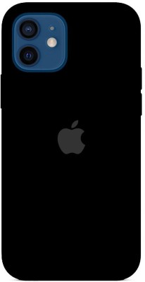 My Smart World Back Cover for APPLE iPhone 12, APPLE iPhone 12 Pro Silicone(Black, Shock Proof, Silicon, Pack of: 1)