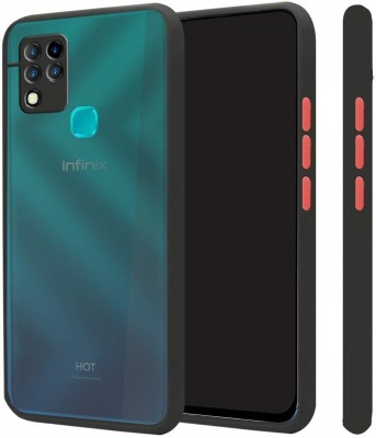 SPAZY CASE Back Cover for Infinix Hot 10s(Black, Shock Proof, Pack of: 1)