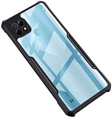 Mobile Case Cover Bumper Case for Realme C21(Black, Transparent, Shock Proof, Pack of: 1)