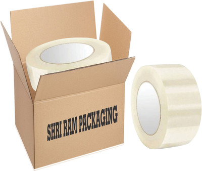 Shri Ram Packaging Transparent Tape Transparent Tape Transparent Tape (Manual)(Set of 1, Transparent)