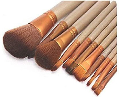 Signature X Naked 3 Professional Makeup Brush Set Of 12(Pack of 12)
