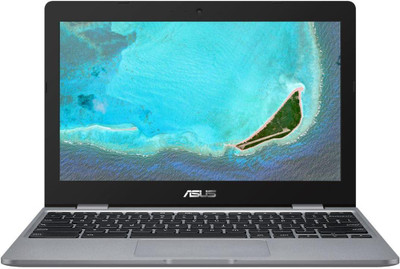 ASUS Chromebook Celeron Dual Core N3350 – (4 GB/32 GB EMMC Storage/Chrome OS) C223NA-GJ0074 Chromebook (11.6 Inch, Grey, 1 Kg) For Rs. 15800 @ 28 %