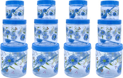 STOREMASTER Plastic Grocery Container  - 11200 ml(Pack of 12, Blue)