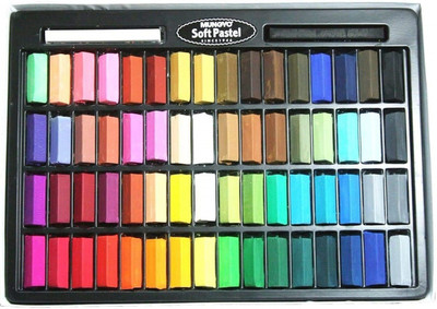 Mungyo Mini Finest Pigment Soft Chalk Pastels for Artists - 64 Colors(Set of 1, Multicolor)