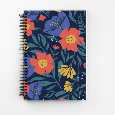 Furnish Marts A5 Size Wiro Bound Spiral A5 Notebook no 160 Pages(Multicolor)