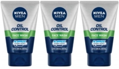 NIVEA OIL CONTROL FACE WASH 3PCS X 50G Face Wash(150 g)