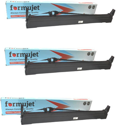 Formujet EP LQ 2090 / FX 2190/2175 Compatible for Epson LQ 2090/FX 2175, 2190 Pack of 3 Black Ink Cartridge
