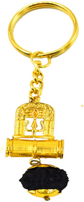 AFH Lord Shiva Mahakaal Trishul Damaru Rudrkasha Religious Key Chain Key Chain