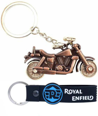 Meeko.com pvc blue logo and bullet bike keychain Key Chain