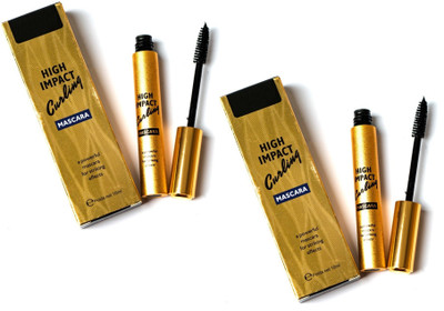 MYEONG Lash Curling Mascara For Eyelash Volume, Smudge Proof, Water Proof COMBO 20 ml(JEST BLACK)