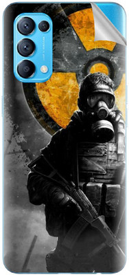 Snooky Oppo Reno5 Pro 5G Mobile Skin(Grey)