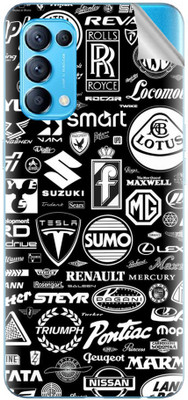 Snooky Oppo Reno5 Pro 5G Mobile Skin(Black)