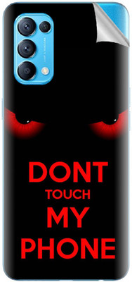 Snooky Oppo Reno5 Pro 5G Mobile Skin(Black)