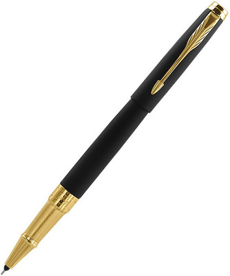 PARKER ASTER MATTE BLACK GT RB Roller Ball Pen(Ink Color - Blue)