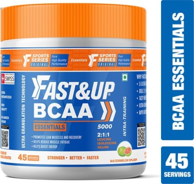 Fast&Up BCAA Supplement- Pre/Post & Intra Workout Supplement For Muscle Recovery&Endurance BCAA(315 g, Watermelon)
