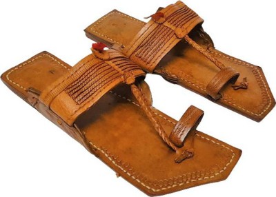 Kolhapuri Men Sandals(Tan , 9)