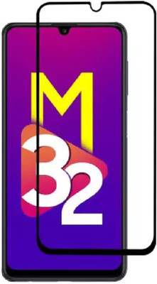 ISAAK Edge To Edge Tempered Glass for Samsung Galaxy M32 Edge to Edge, Full Glue, 11D Tempered Glass(Pack of 1)