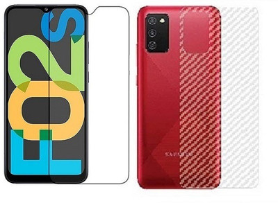 Bodoma Front and Back Screen Guard for Samsung Galaxy F02s(Pack of 2)