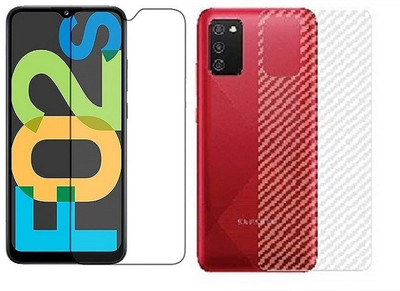 Bodoma Front and Back Screen Guard for Samsung Galaxy F02s(Pack of 2)