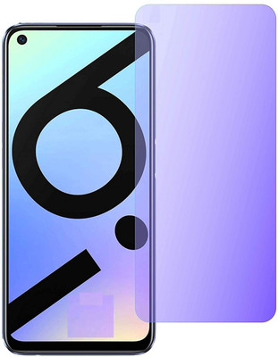 FlipSmartGuard Tempered Glass Guard for REALME 6I anti blue ray tempered glass full screen coverage (except edges), smart screen protector full screen coverage ( except edges) blue light resistant eyes protect film for (anti blue) full screen coverage (except edges) transparent(Pack of 2)