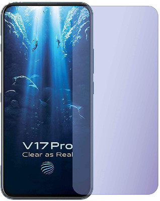 FlipSmartGuard Tempered Glass Guard for VIVO V17 PRO anti blue ray tempered glass full screen coverage (except edges), smart screen protector full screen coverage ( except edges) blue light resistant eyes protect film for (anti blue) full screen coverage (except edges) transparent(Pack of 2)