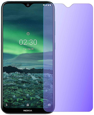 FlipSmartGuard Tempered Glass Guard for NOKIA 2.3 anti blue ray tempered glass full screen coverage (except edges), smart screen protector full screen coverage ( except edges) blue light resistant eyes protect film for (anti blue) full screen coverage (except edges) transparent(Pack of 2)