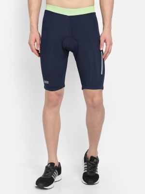 DIDA Solid Men Dark Blue Sports Shorts