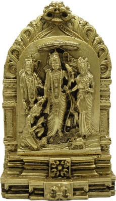 JRG Ramparivar Gold Antique Finish Idol Statue Decorative Showpiece  -  15 cm(Polyresin, Gold)