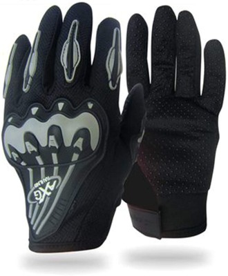 IRIS Full Finger Professional Gloves for Motorcycle,Cycle, Driving,Climbing & Trekking Gym & Fitness Gloves(Black)