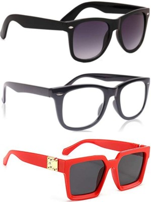 shah collections Wayfarer Sunglasses(For Boys & Girls, Multicolor)