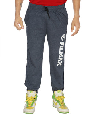 Filmax Printed Men Light Blue Track Pants