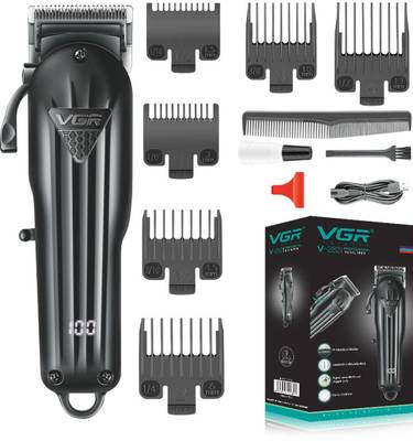 VGR V-282  Runtime: 200 min Trimmer for Men  (Black)