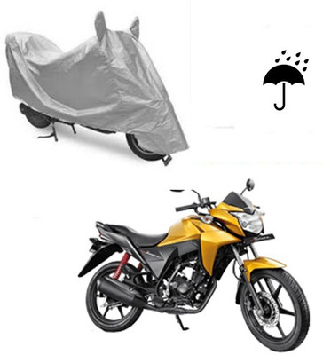 Atulit enterprises Waterproof Two Wheeler Cover for Honda(CB Twister, Silver)