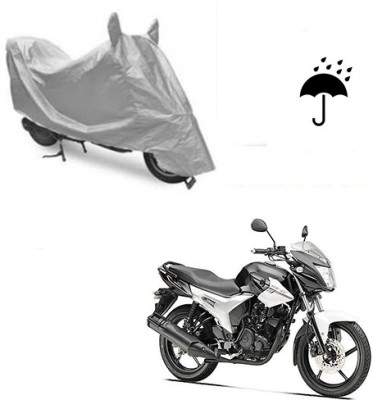 Feel heaven Waterproof Two Wheeler Cover for Yamaha(SZ R, Silver)