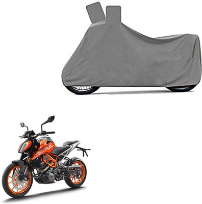 RONISH Waterproof Two Wheeler Cover for KTM(Duke 390, Grey)