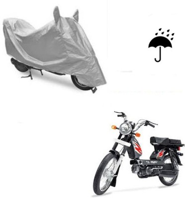 Atulit enterprises Waterproof Two Wheeler Cover for TVS(Heavy Duty Super XL, Silver)